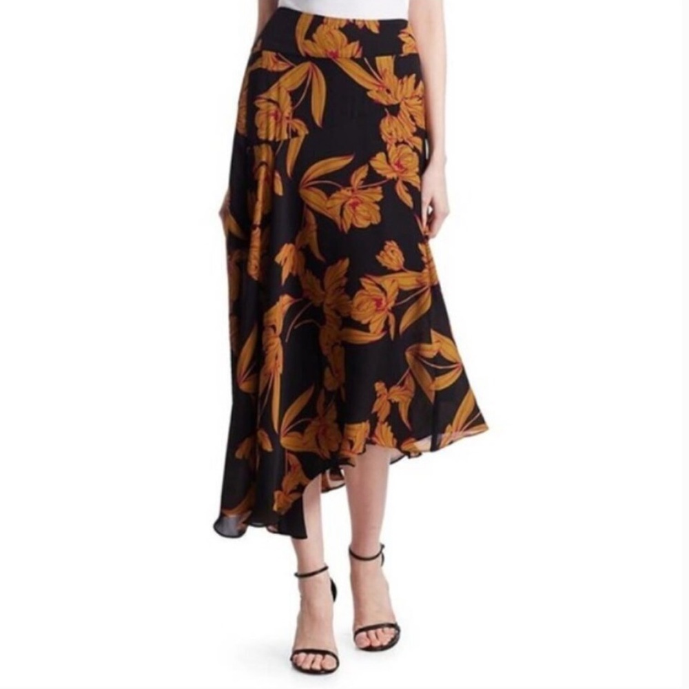 A.L.C silk Lev midi skirt Sz 10